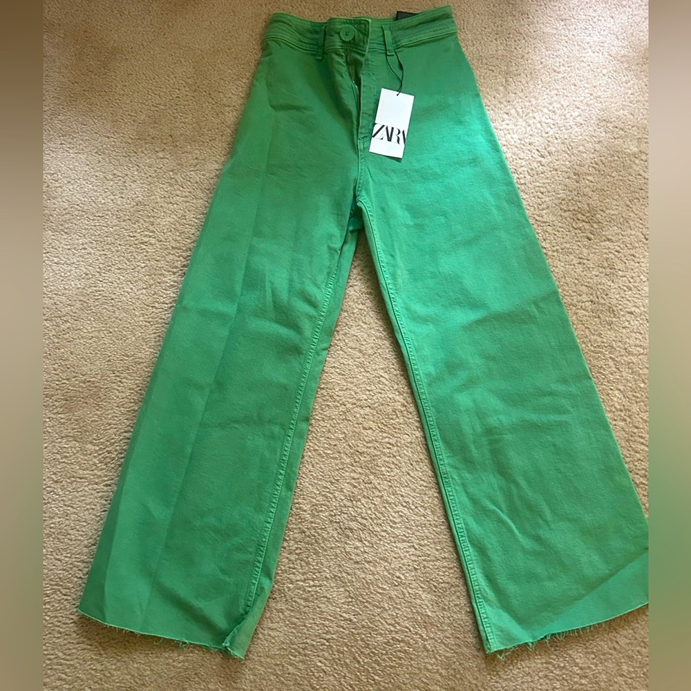 NWT Green Zara Jeans